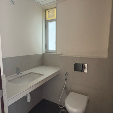 Bathroom in 2 BHK Apartment at Piramal Vaikunth Cluster 2, Ashok Nagar – for Rent