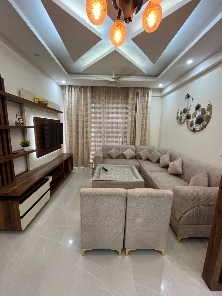 Living Room, kharar landran road 3 Bedroom 120 Sq.Yd. Builder Floor In Kharar Landran Road Mohali 8119905