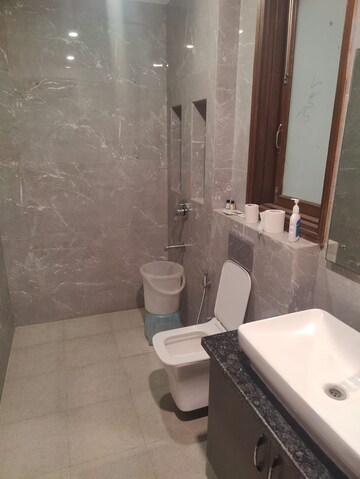 Bathroom in 3 BHK Builder Floor at Saket – for Rent