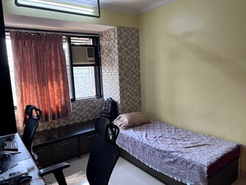 Bedroom in 3 BHK Apartment at Vasant Smruti Apartment, Kandivali East – for Rent