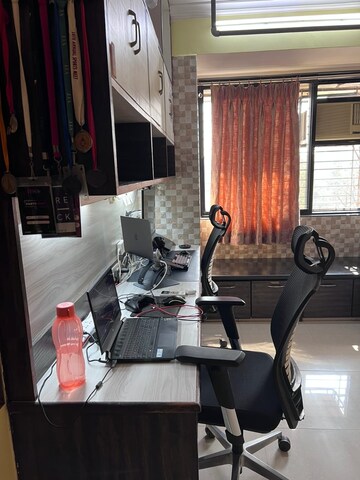 Living Room in 3 BHK Apartment at Vasant Smruti Apartment, Kandivali East – for Rent