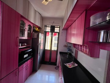 Kitchen in 3 BHK Apartment at Vasant Smruti Apartment, Kandivali East – for Rent