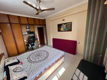 Bedroom in 3 BHK Apartment at Vasant Smruti Apartment, Kandivali East – for Rent