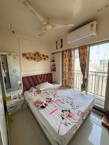 Bedroom in 2 BHK Apartment at Ashar Metro Towers, Vartak Nagar – for Rent