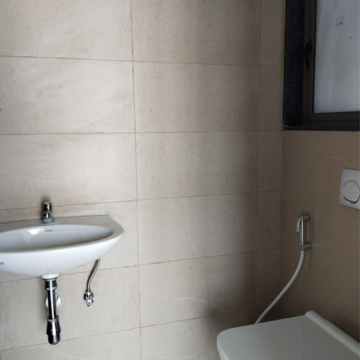 Attached Bathroom in 1 BHK Apartment at Runwal Eirene Phase 2, Majiwada – for Rent