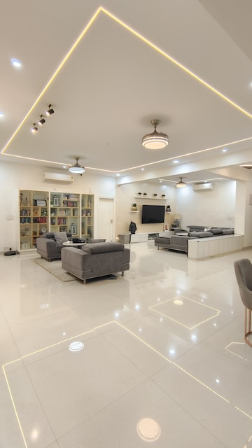 Living Room in 4 BHK Apartment at NCC Urban Gardenia, Gachibowli – for Rent