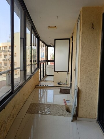 Balcony in 3 BHK Apartment at Lokhandwala Harmony, Worli – for Rent