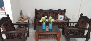 Living Room in 4 BHK Apartment at Gera GreensVille SkyVillas, Kharadi – for Rent