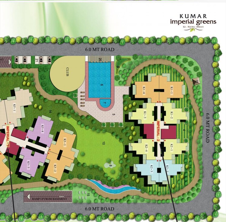 Master Plan, kumar-imperial-greens 3 Bedroom 2155 Sq.Ft. Apartment In Sector 16 Greater Noida Greater Noida 8120222
