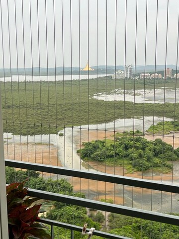 Balcony in 1 BHK Apartment at Gurukrupa Marina Enclave, Malad West – for Sale