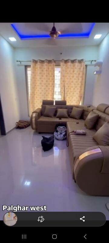 Living Room in 1 BHK Apartment at Shree Krishna Nirvana Eco Homes, Palghar – for Sale