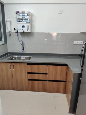 Kitchen in 1 BHK Apartment at Divine Palm Springs, Wakad – for Rent