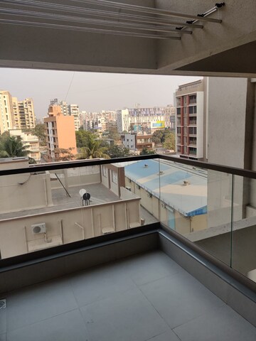 Balcony in 1 BHK Apartment at Divine Palm Springs, Wakad – for Rent