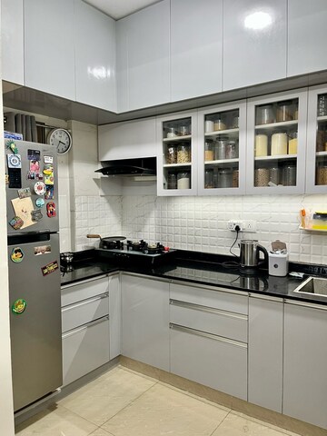 Kitchen in 2 BHK Apartment at Sowparnika Purple Rose, Hoskote – for Rent