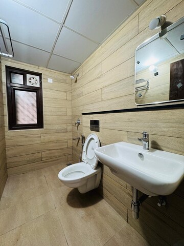 Bathroom in 3 BHK Apartment at Bren Zahara, Off Sarjapur Road – for Rent