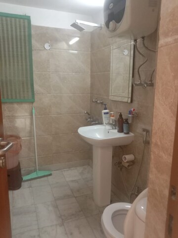 Bathroom in 3 BHK Apartment at Vasant Kunj – for Rent