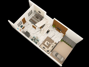 Floor Plan in 2 BHK Villa at Masma – for Sale