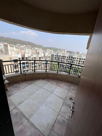 Balcony in 2 BHK Apartment at Mohan Suburbia, Ambernath West – for Rent