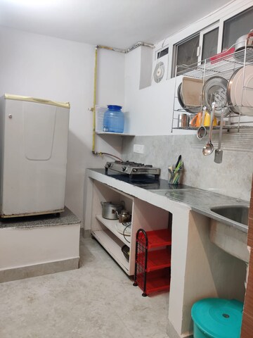 Kitchen in 1 BHK Builder Floor at Nizamuddin – for Rent
