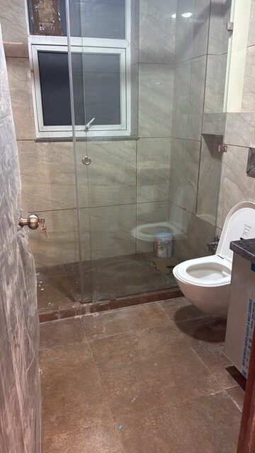 Bathroom in 3 BHK Builder Floor at Nizamuddin – for Rent