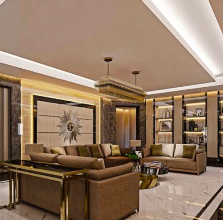 Living Room, central-park-3-flower-valley 4 Bedroom 3100 Sq.Ft. Villa In Sohna Sector 33 Gurgaon 8120672