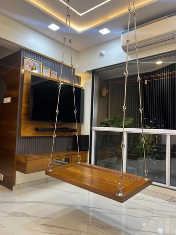 Living Room in 2 BHK Apartment at Raheja Gardens Fantasia, Thane West – for Sale