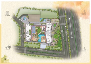 Master Plan in 3 BHK Apartment at Superb Maximus Residency, Ashte – for Sale