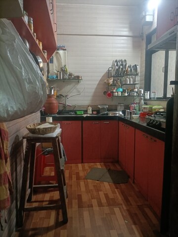 Kitchen in 1 BHK Apartment at Ghansoli Sector 1 – for Rent