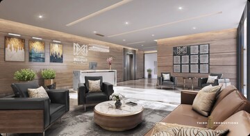 Living Room in 4 BHK Apartment at Mantra Magnus, Mundhwa – for Sale