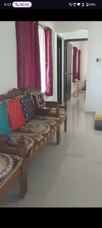 Living Room in 2 BHK Apartment at Sara Metroville, Punawale – for Rent