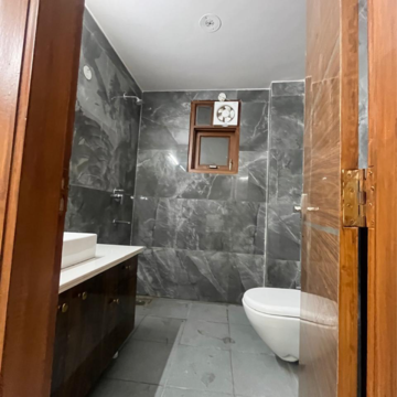 Attached Bathroom in 2 BHK Builder Floor at Pushp Vihar – for Rent
