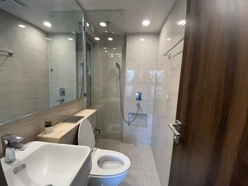 Bathroom in 1 BHK Apartment at Hiranandani Regent Hill, Powai – for Rent