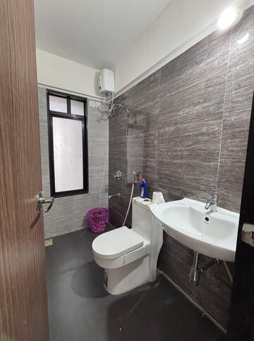 Bathroom in 2 BHK Apartment at Shapoorji Pallonji Vicinia, Powai – for Rent