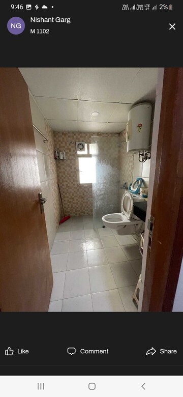 Bathroom in 3 BHK Apartment at Nimbus The Golden Palm, Sector 168 – for Rent