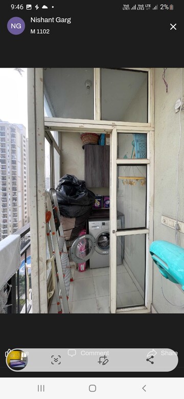 Master Bedroom in 3 BHK Apartment at Nimbus The Golden Palm, Sector 168 – for Rent