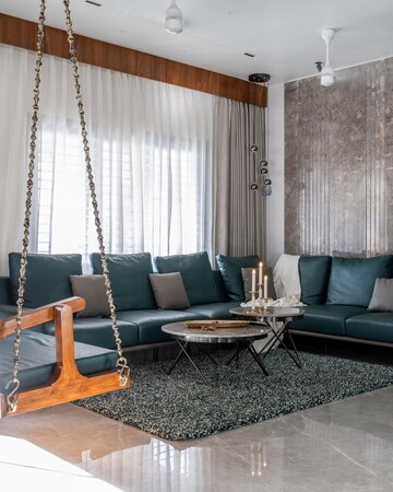 Living Room in 4 BHK Apartment at Kasturi Legacy, Baner – for Sale