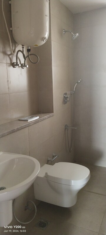 Bathroom in 2 BHK Apartment at M3M Sky City, Sector 65 – for Rent