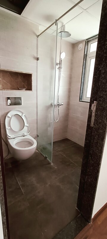 Bathroom in 3 BHK Apartment at Lohia Jain Vallonia Apartments, Bavdhan – for Rent