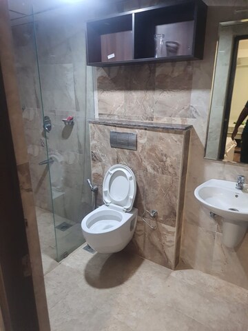 Bathroom in 3 BHK Apartment at My Home Avatar, Gachibowli – for Rent