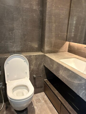 Bathroom in 4 BHK Apartment at Lodha Trump Tower, Worli – for Rent