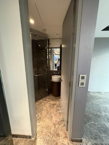 Building Lobby in 4 BHK Apartment at Lodha Trump Tower, Worli – for Rent