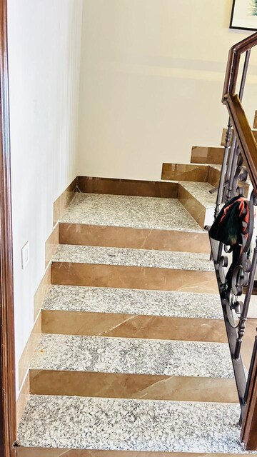 Staircase in 3 BHK Villa at Sector 124 – for Sale