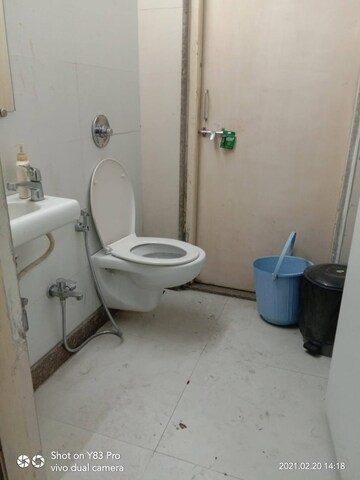 Bathroom in  Office Space at Rupa Solitaire, Kopar Khairane – for Rent
