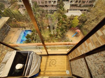 Balcony in 2.5 BHK Apartment at Joy Valencia, Jogeshwari East – for Rent