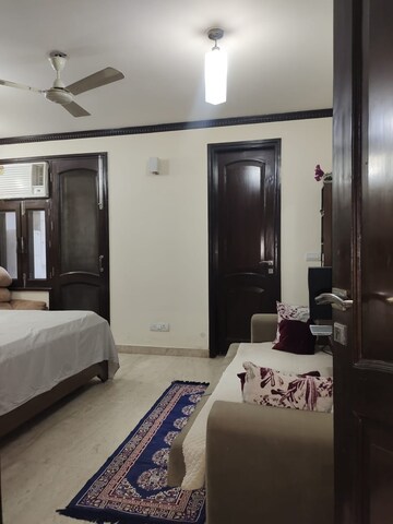 Bedroom in 3 BHK Builder Floor at East Of Kailash – for Rent