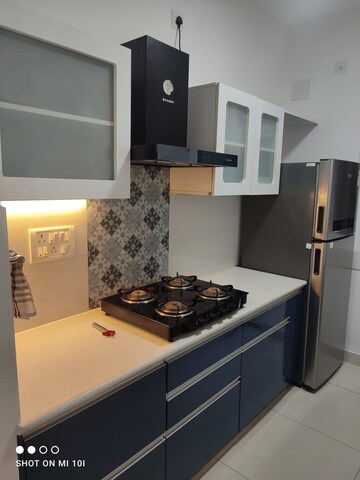 Kitchen in 3 BHK Apartment at Pashmina Waterfront, Old Madras Road – for Rent