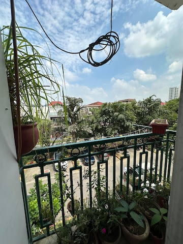 Balcony in 3.5 BHK Apartment at Ansal API Celebrity Gardens, Sushant Golf City – for Rent