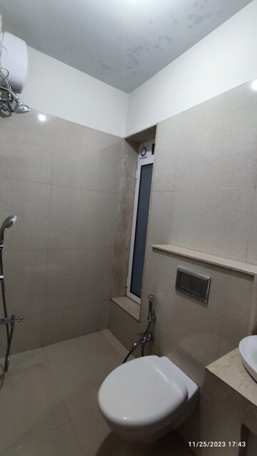 Bathroom in 2 BHK Apartment at L & T Seawoods Residences Phase 1 Part A, Panvel – for Rent