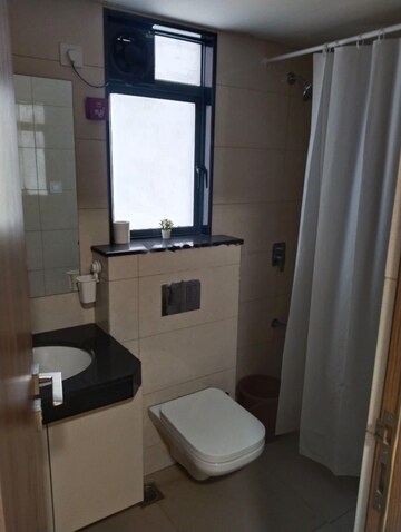 Bathroom in 2 BHK Apartment at K Raheja Ascencio, Chandivali – for Rent