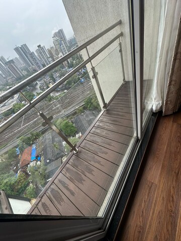Balcony in 3 BHK Apartment at Aspen Park, Goregaon East – for Rent